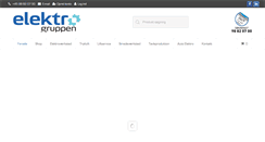 Desktop Screenshot of elektro.dk